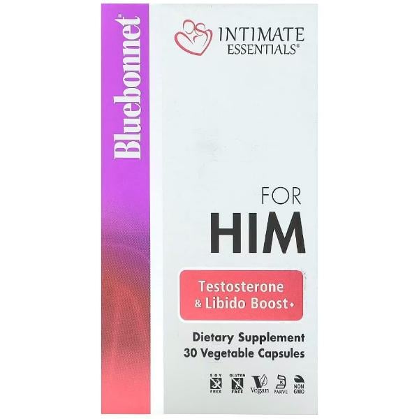 Комплекс тестостероновый Bluebonnet Nutrition Intimate Essentials For Him TestosteroneLibido Boost 30 вег. капс. (000021579)