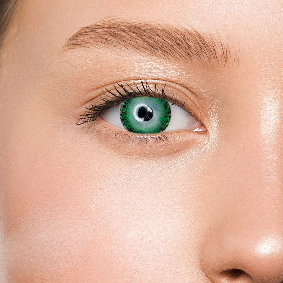 Контактні лінзи зелені Elite Lens Грін 2+0,00 14,5 мм 2 шт. Зелений (25906599)