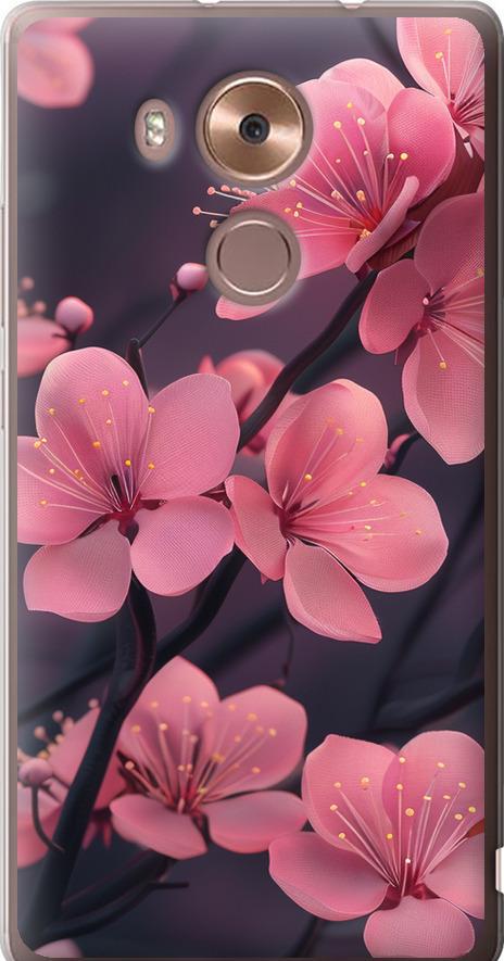 Чехол на Huawei Mate 8 Пурпурная сакура (6075u-269-42517)