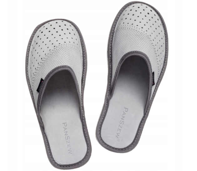Домашние тапочки мужские PanSzew натуральная кожа р. 41 Серый (4706-41) - фото 3 Домашние тапочки мужские PanSzew натуральная кожа р. 41 Серый (4706-41) - фото 3