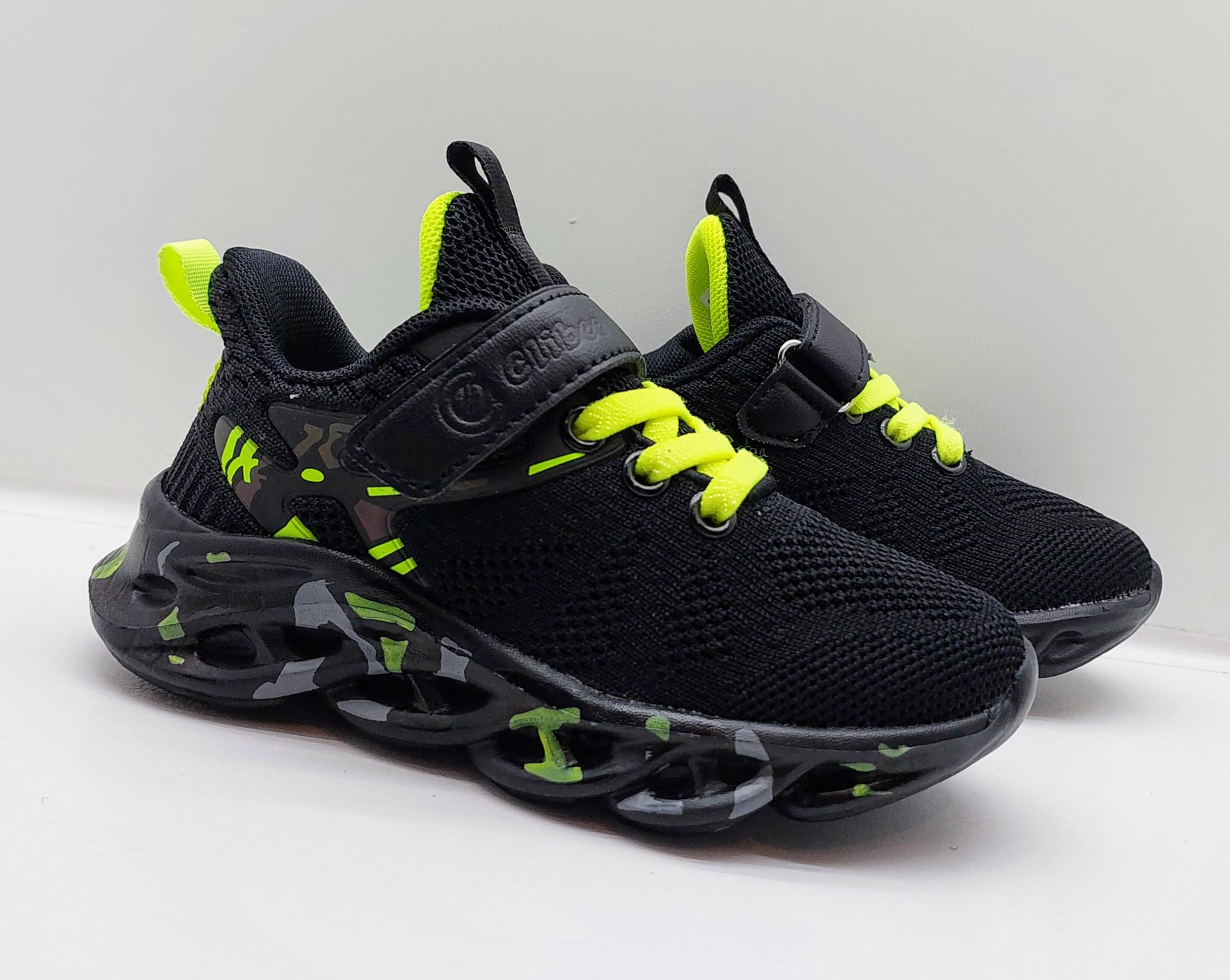 Кросівки Clibee 321-BG р. 27 Black/Lime