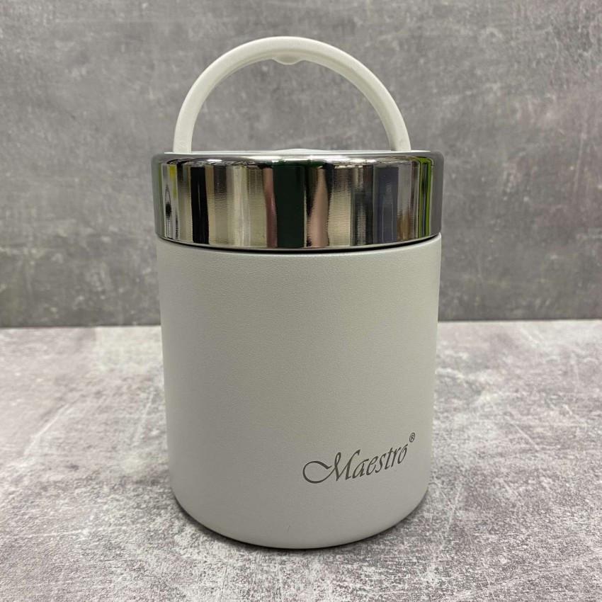 Термос харчовий Maestro MR-1649-50 із нержавіючої сталі 500 мл Білий (1789201298) - фото 6 Термос харчовий Maestro MR-1649-50 із нержавіючої сталі 500 мл Білий (1789201298) - фото 6