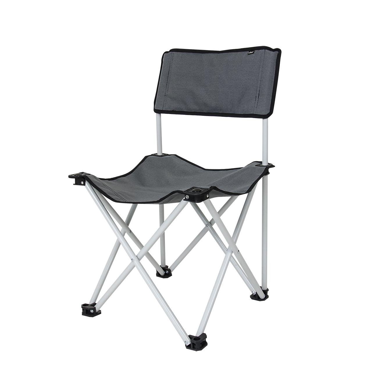 Стул туристический Рыбак Тюльпан 16 мм Серый