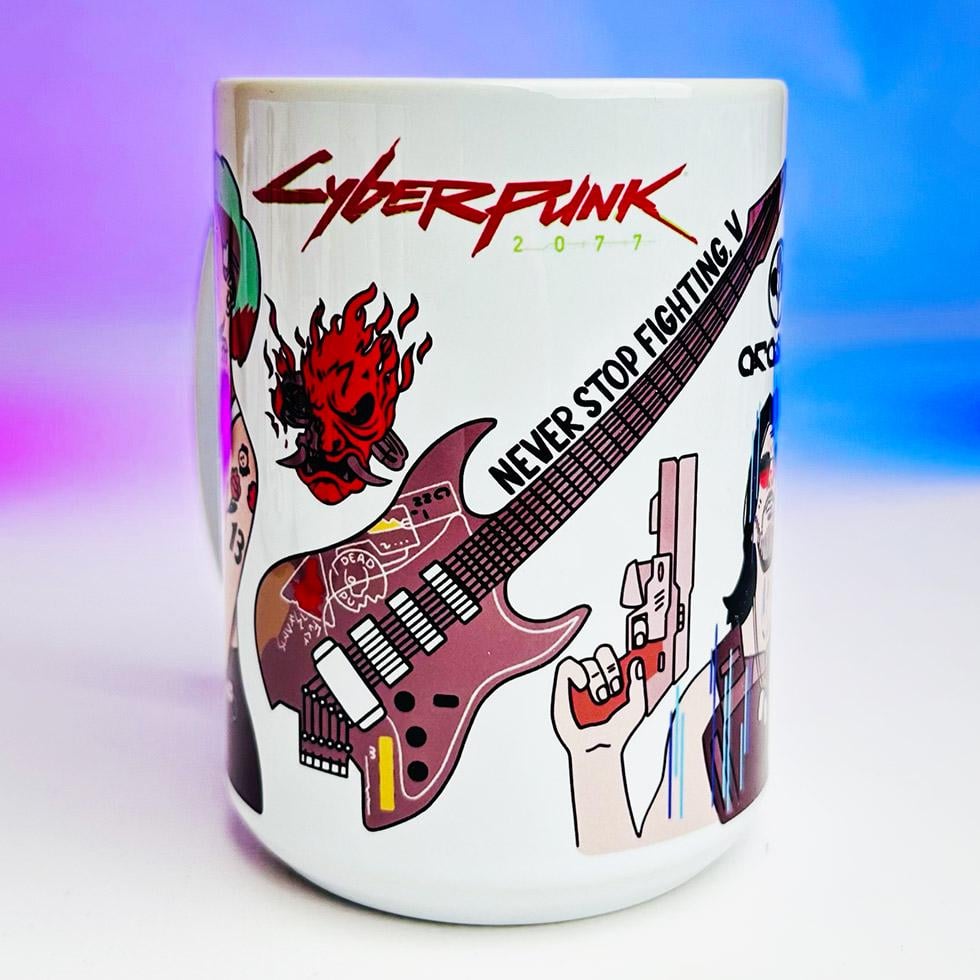 Кружка Cyberpunk 2077 Киберпанк 430 мл (00000000479)