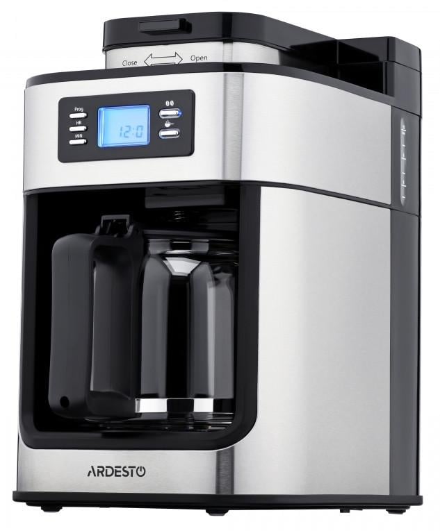 Кофеварка Ardesto YCM-D1200 капельная с кофемолкой 1,2 л Нержавеющая сталь (127955)