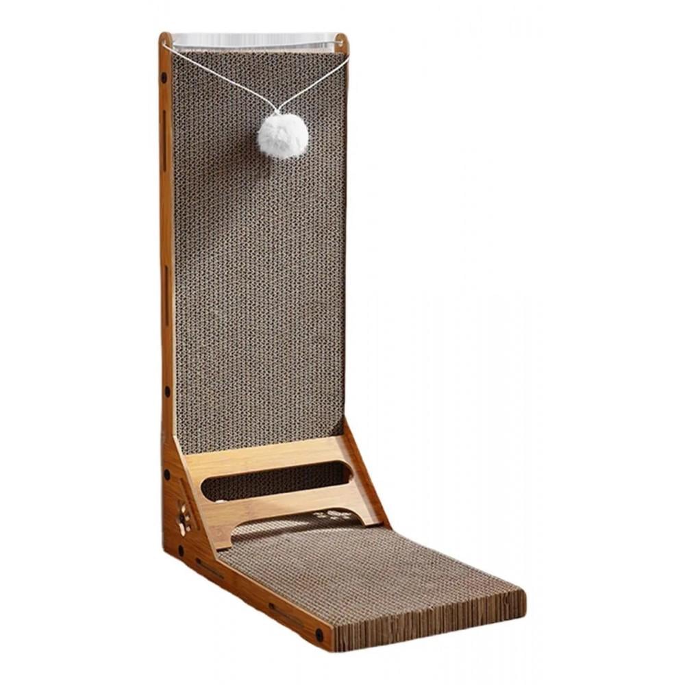 Кігтеточка для кішок Bonro B-38 кутова Коричневий (42400588)