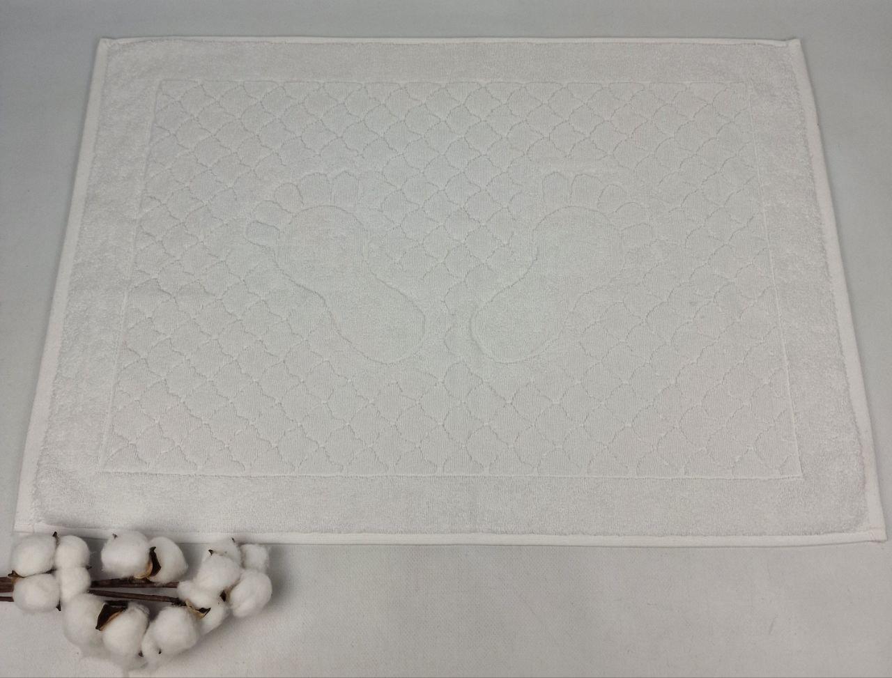 Полотенце-коврик Pupilla Ayak Jakarli Bukle 50х70 см Белый (CN42450)