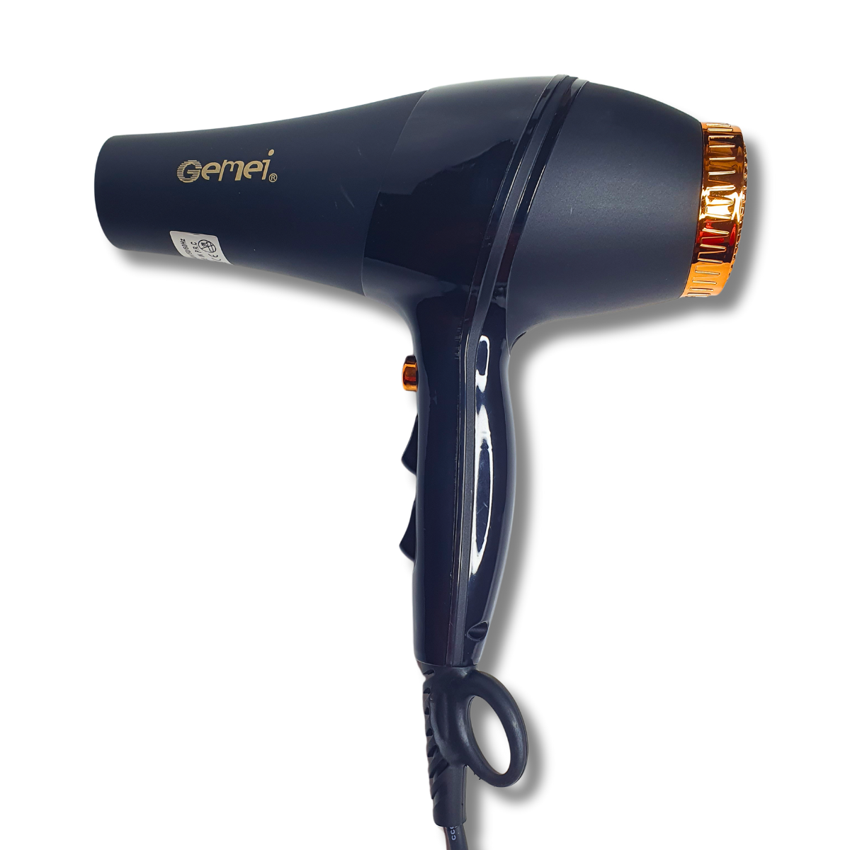 Фен для волос Gemei с 2 скоростными режимами 2100 Вт Черный (MG-7117) Фен для волос Gemei с 2 скоростными режимами 2100 Вт Черный (MG-7117)
