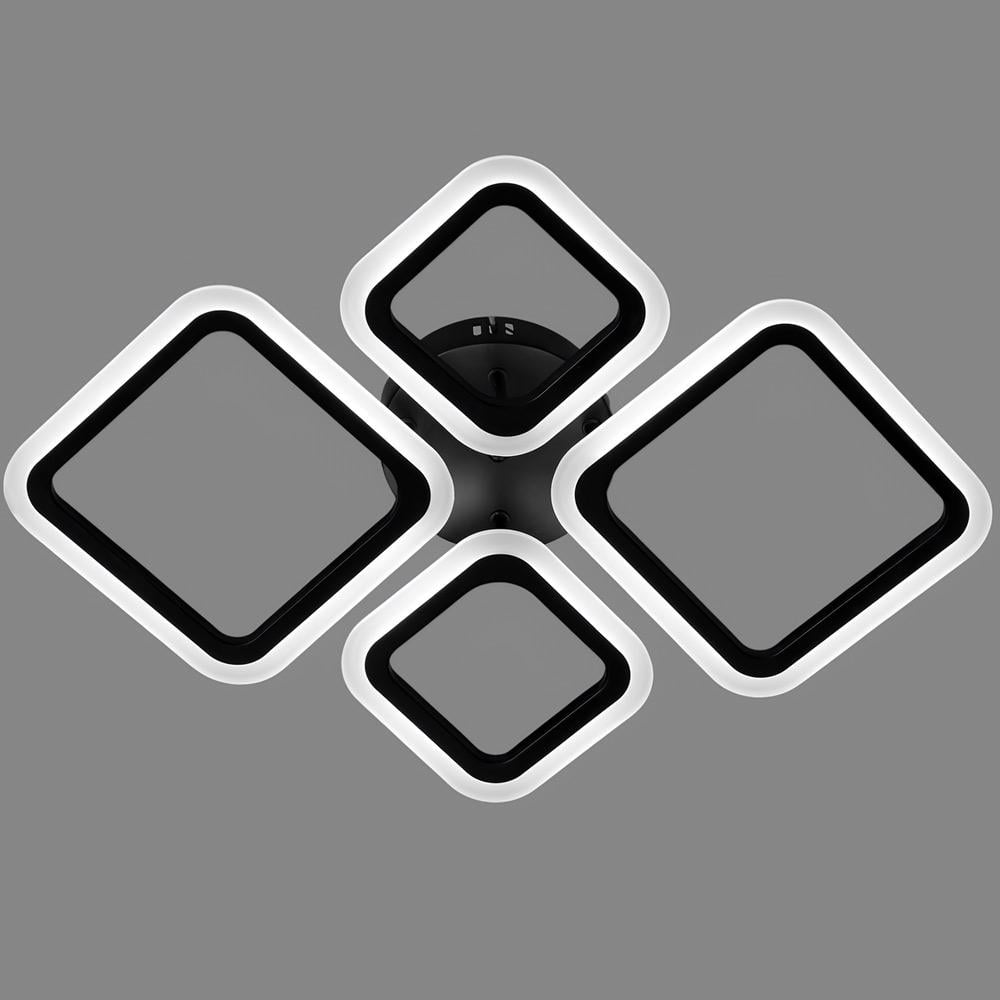 Люстра потолочная светодиодная Light House SY-20629/2/2 BK 72W 600х435х95 мм Черный Люстра потолочная светодиодная Light House SY-20629/2/2 BK 72W 600х435х95 мм Черный