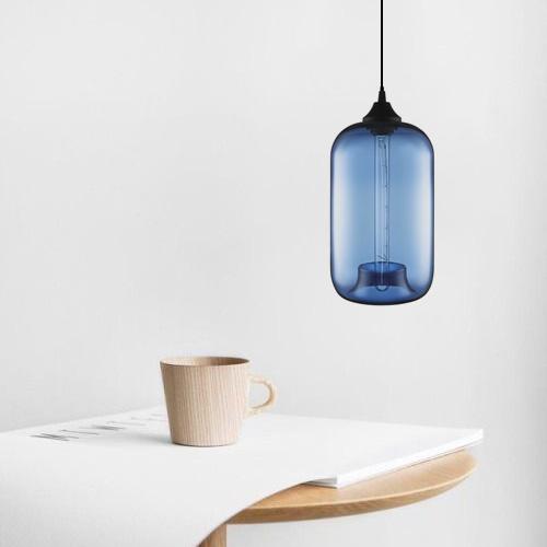 Подвес Loft Glass D18/H31 Blue (2302-9-SHL)