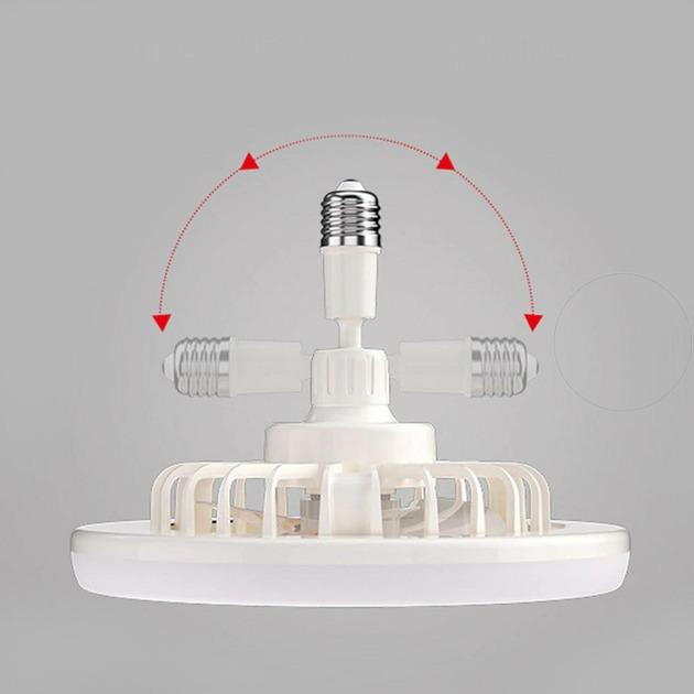 Лампа-вентилятор LED світлодіодна і пультом дистанційного керування (AD-2261) - фото 2