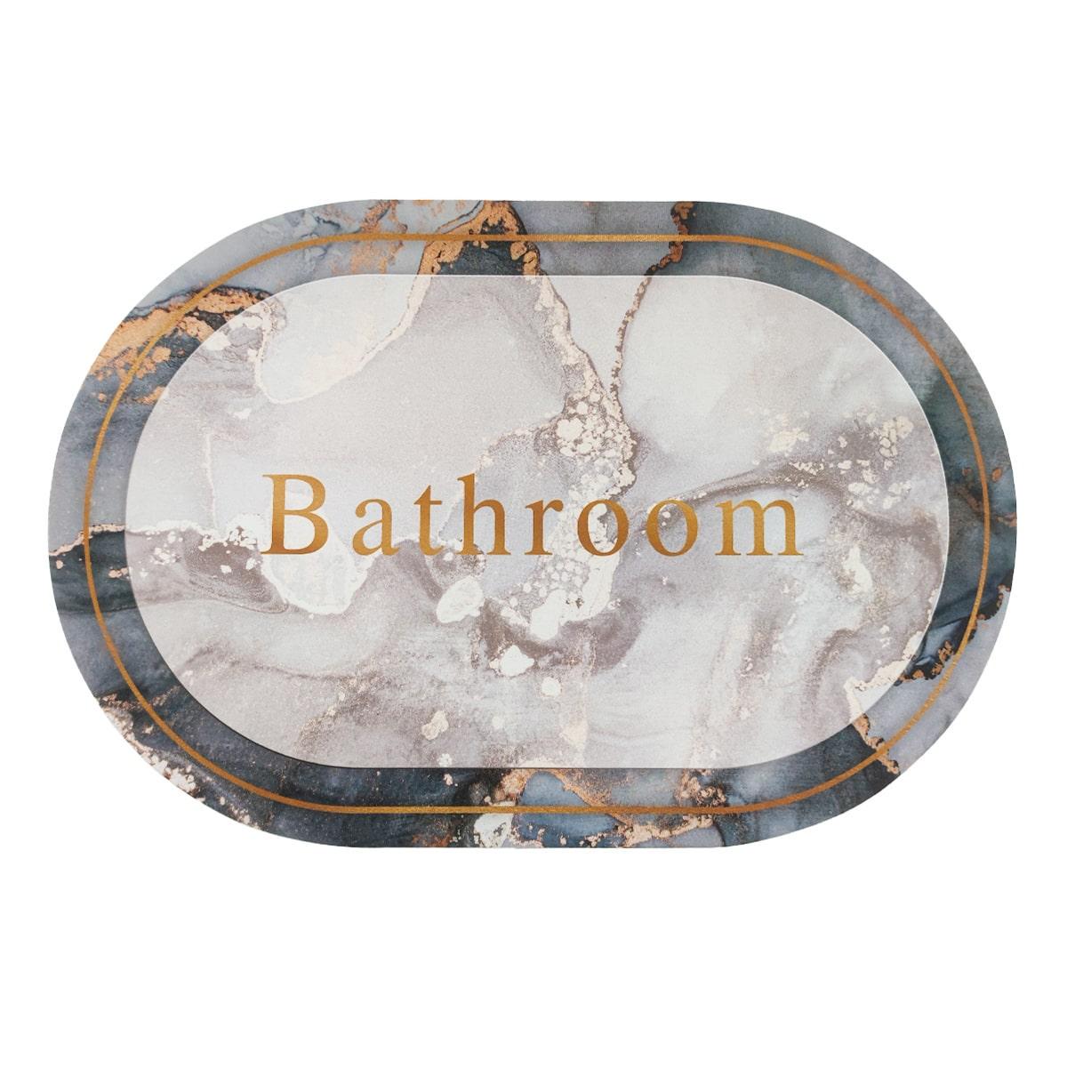 Коврик влагопоглощающий Sticker Wall Bathroom D SW-00001569 мармур 40х60 см 3 мм - фото 3