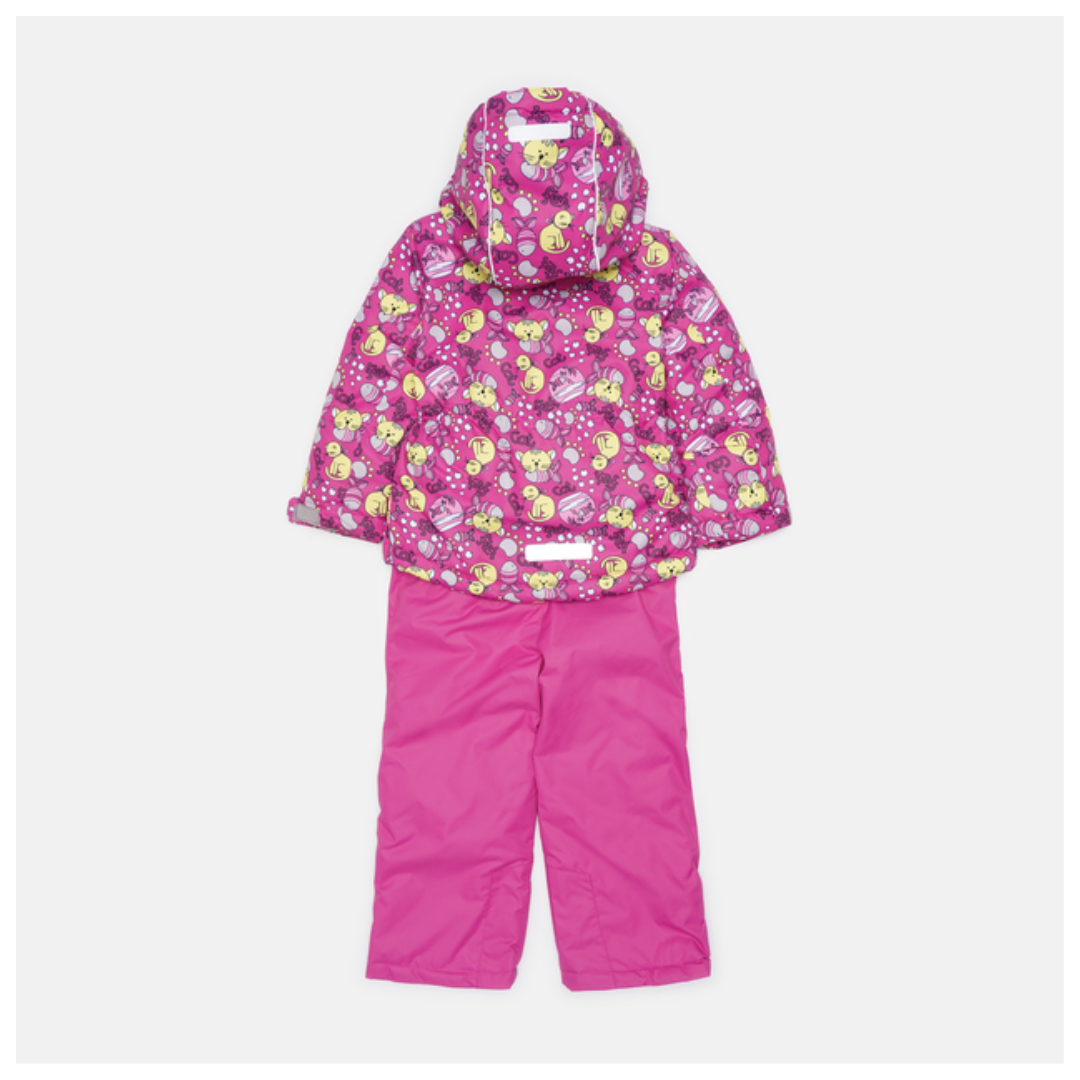 Детский зимний комплект для девочки Baby Line V106-16 80 см Розовый (ROZ6400137752)