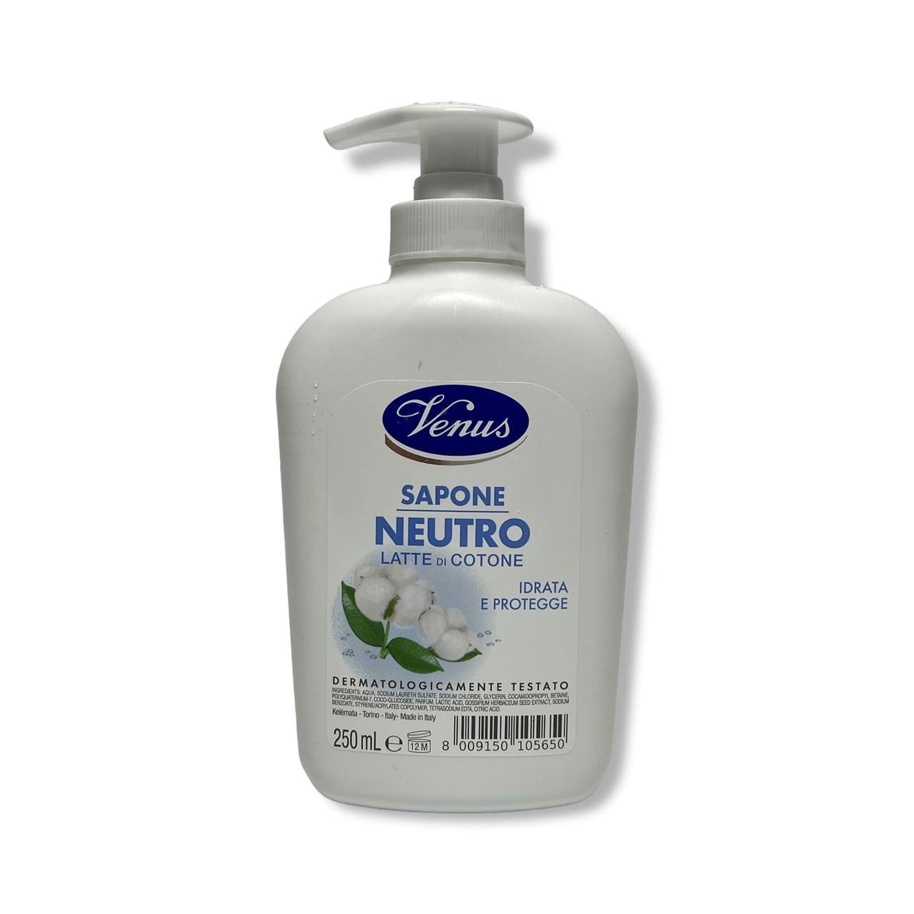 Мыло жидкое Venus sapone latte di cotone 250 мл (1752931647)