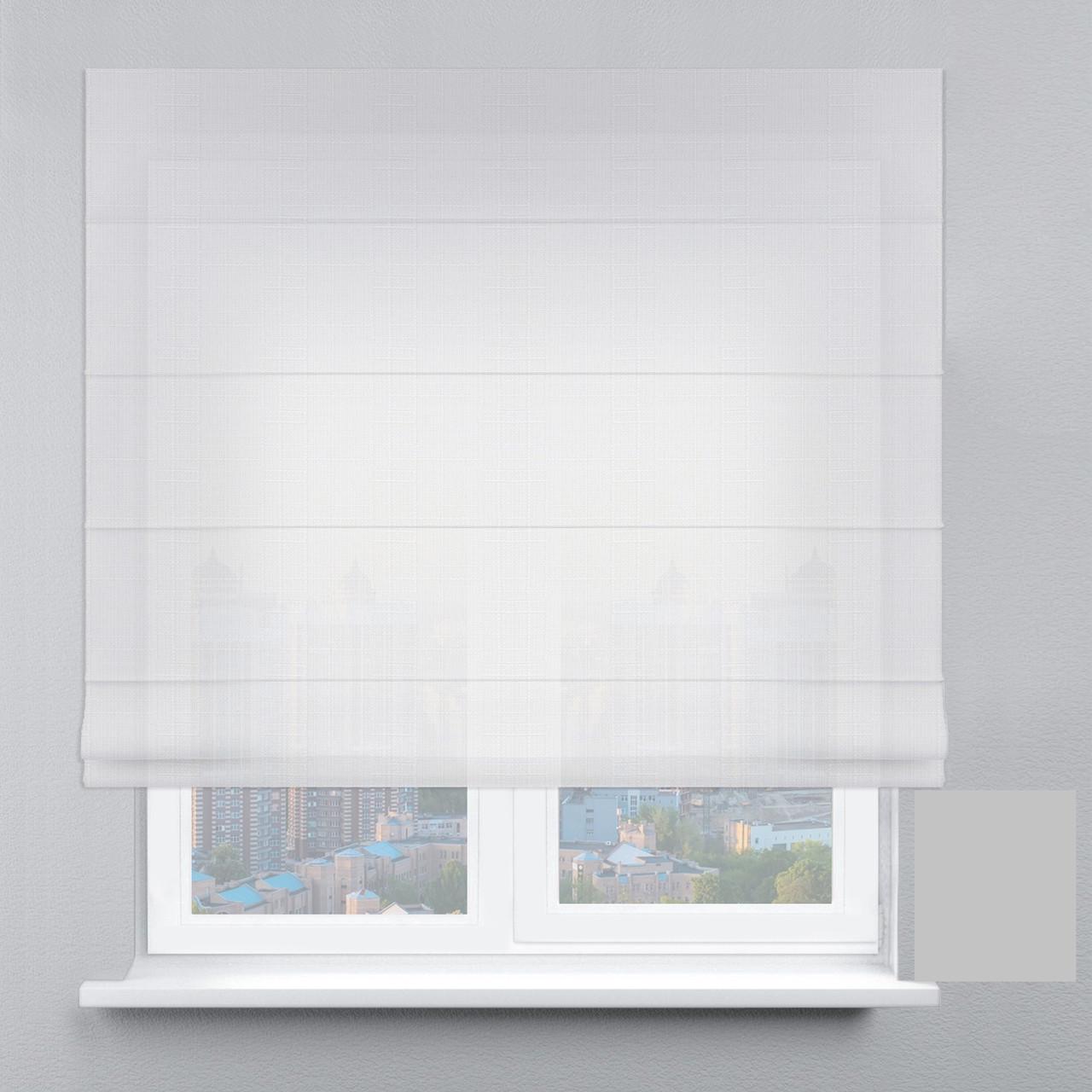 Римська штора льон 50х170 см Білий