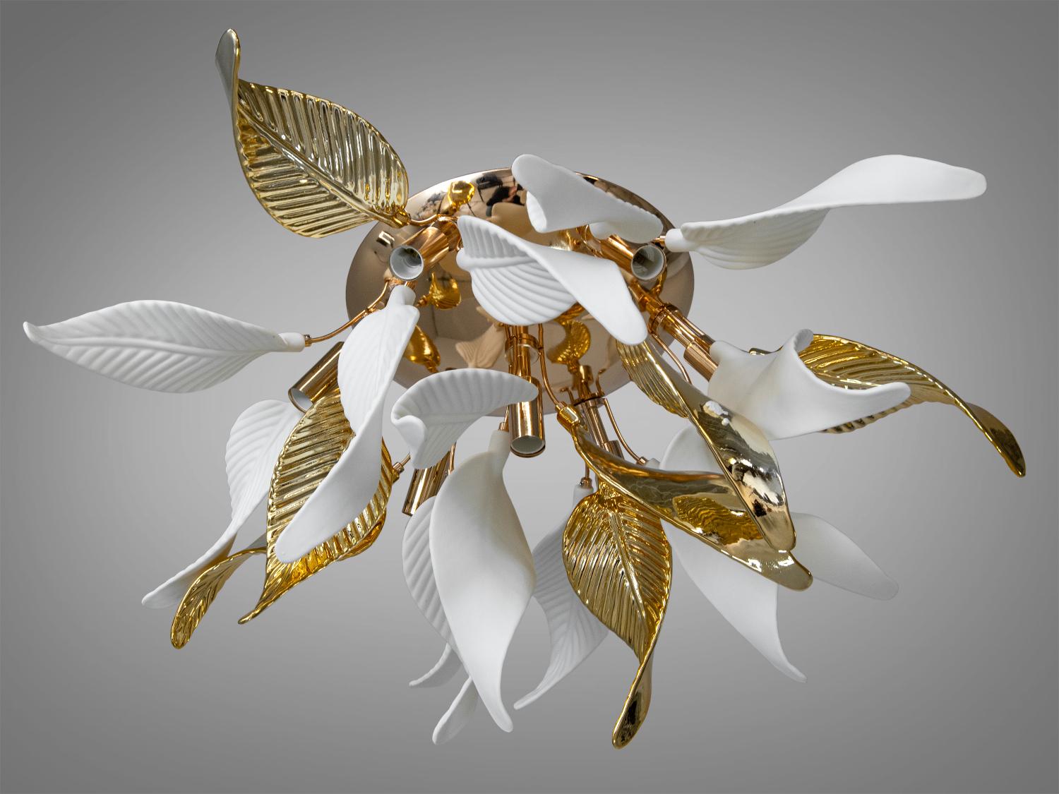 Люстра на 7 ламп Золотий (7208-7c gd) - фото 2