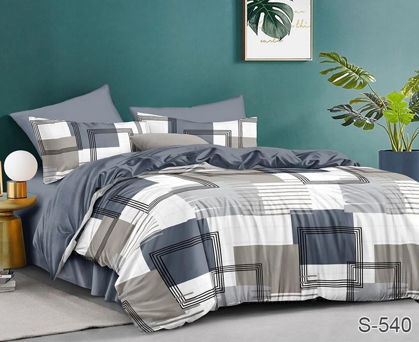 Комплект постільної білизни TAGtekstil Сатин Преміум полуторний наволочки 50x70 см (S540)