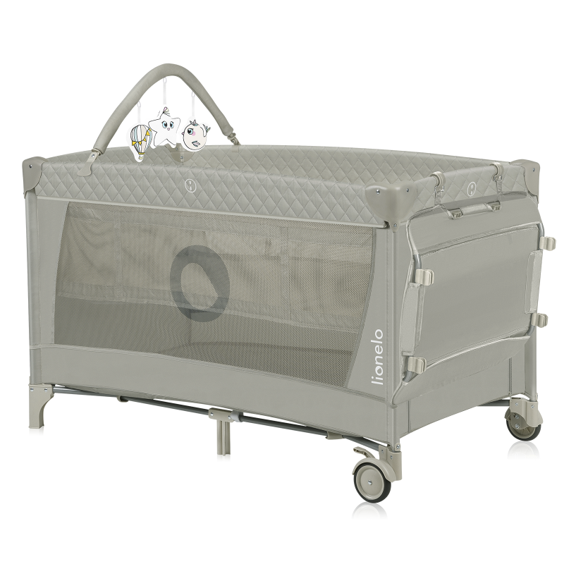 Кроватка-манеж Lionelo FLOWER Cappuccino - фото 2 Кроватка-манеж Lionelo FLOWER Cappuccino - фото 2