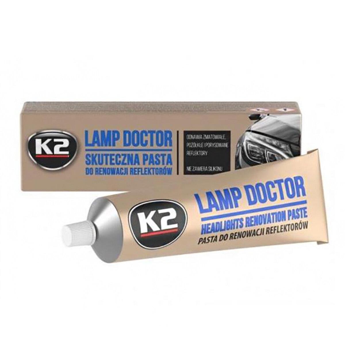 Паста для ремонта фар K2Lamp Doctor 60г