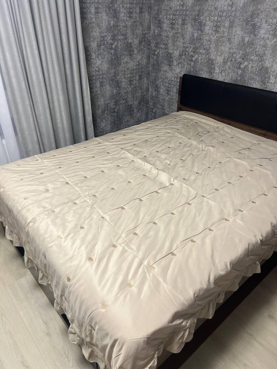 Покривало бавовняне на диван двоспальне 200х200 см Бежевий (П4К-rai-pokruvalo-001-01) - фото 1 Покривало бавовняне на диван двоспальне 200х200 см Бежевий (П4К-rai-pokruvalo-001-01) - фото 1