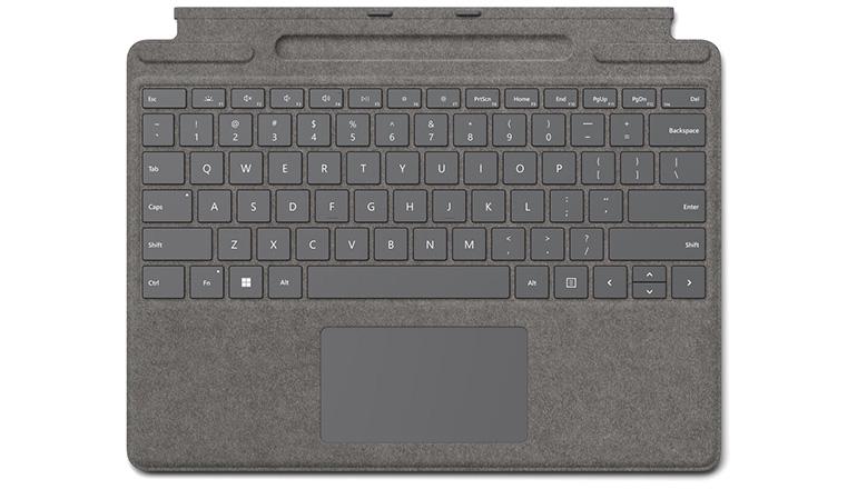 Клавиатура Microsoft Surface Pro Signature Keyboard Platinum (8XA-00061)