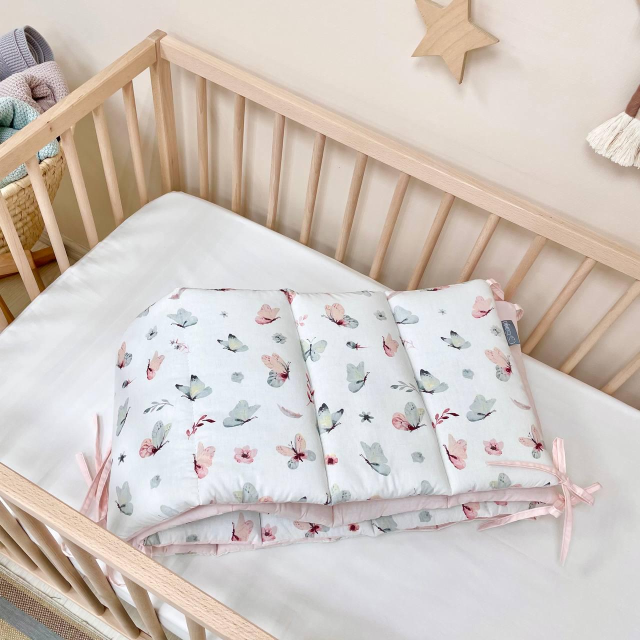 Комплект постельного белья детского Baby Dream Бабочка 6 пр. - фото 6