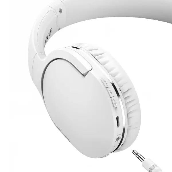 Наушники беспроводные BASEUS Encok Wireless D02 Pro Bluetooth White (NGTD010302) - фото 4