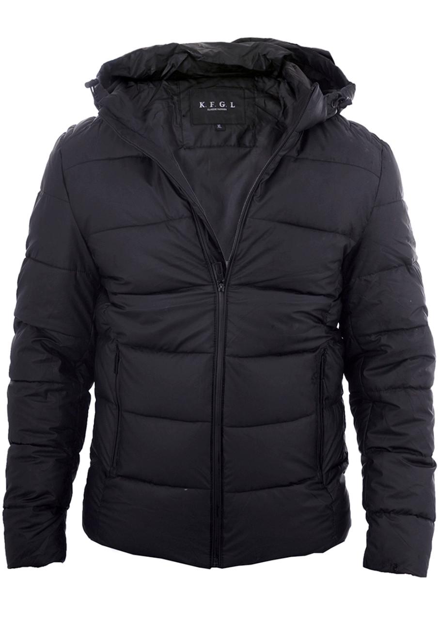 Куртка зимова чоловіча Kaifangelu 22-H6681 Чорний (22-H6681_43_50)