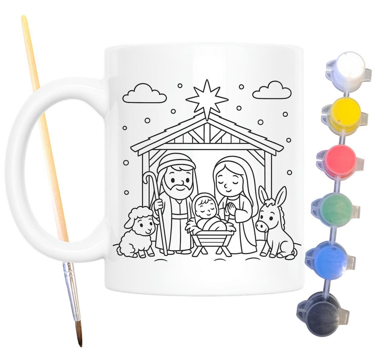 Набір для творчості кружка розмальовка Різдво 330 мл Білий (КР0142) - фото 2 Набір для творчості кружка розмальовка Різдво 330 мл Білий (КР0142) - фото 2