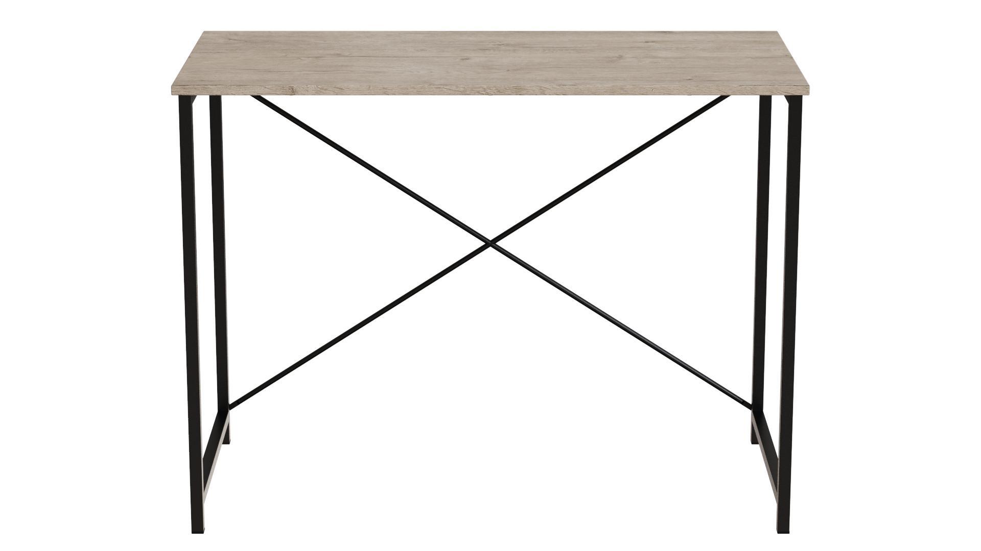 Письменный стол компьютерный Ferrum-decor Line Лайт 16 мм 750x1000x500 мм металл Черный/ДСП Дуб Шервуд (LINE102) Письменный стол компьютерный Ferrum-decor Line Лайт 16 мм 750x1000x500 мм металл Черный/ДСП Дуб Шервуд (LINE102)