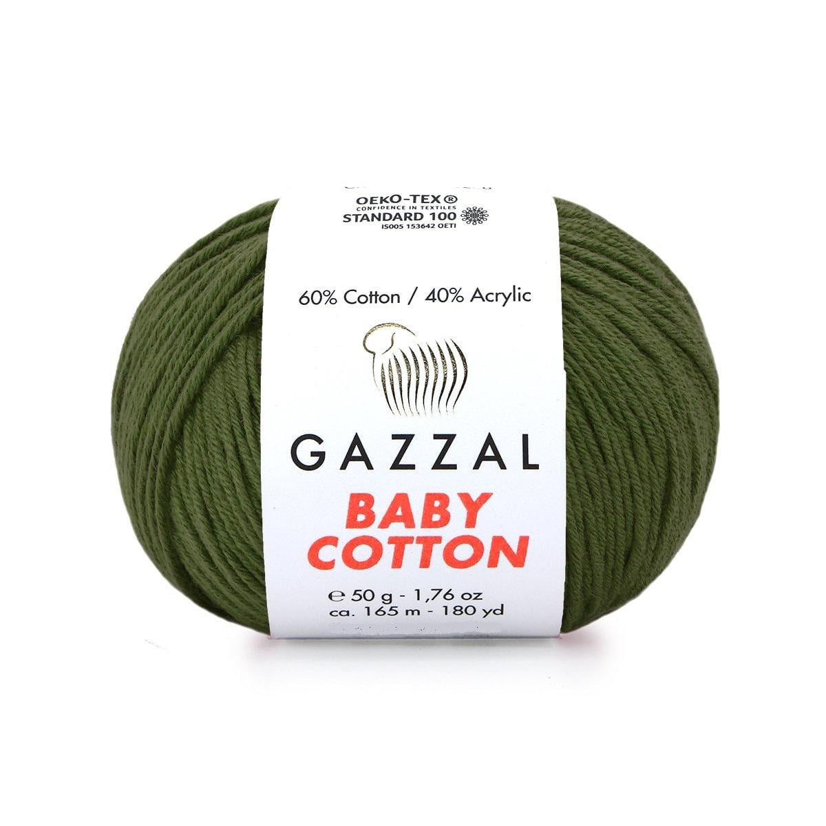 Пряжа Gazzal BabyCotton 3463 Пряжа Gazzal BabyCotton 3463