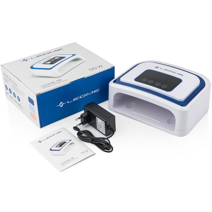 Лампа для манікюру LEDME 5 B 120W з акумулятором Bue (LEDME 5B BLUE) - фото 5