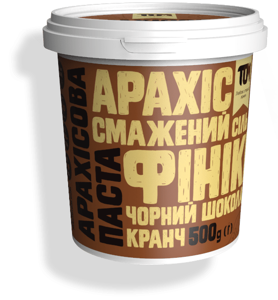 Паста кранч с черным шоколадом и финиками 500 г