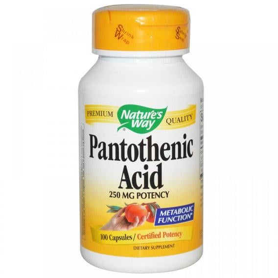 Пантотеновая кислота Nature's Way Pantothenic Acid 100 Caps