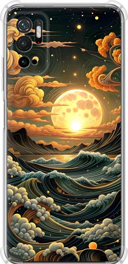 Чехол на Xiaomi Poco M3 Pro Арт волны (6332sp-2369-42517) Чехол на Xiaomi Poco M3 Pro Арт волны (6332sp-2369-42517)