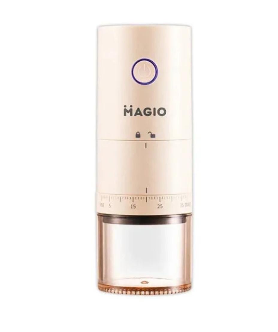 Кофемолка Magio MG-199 беспроводная Бежевый (MG-199)