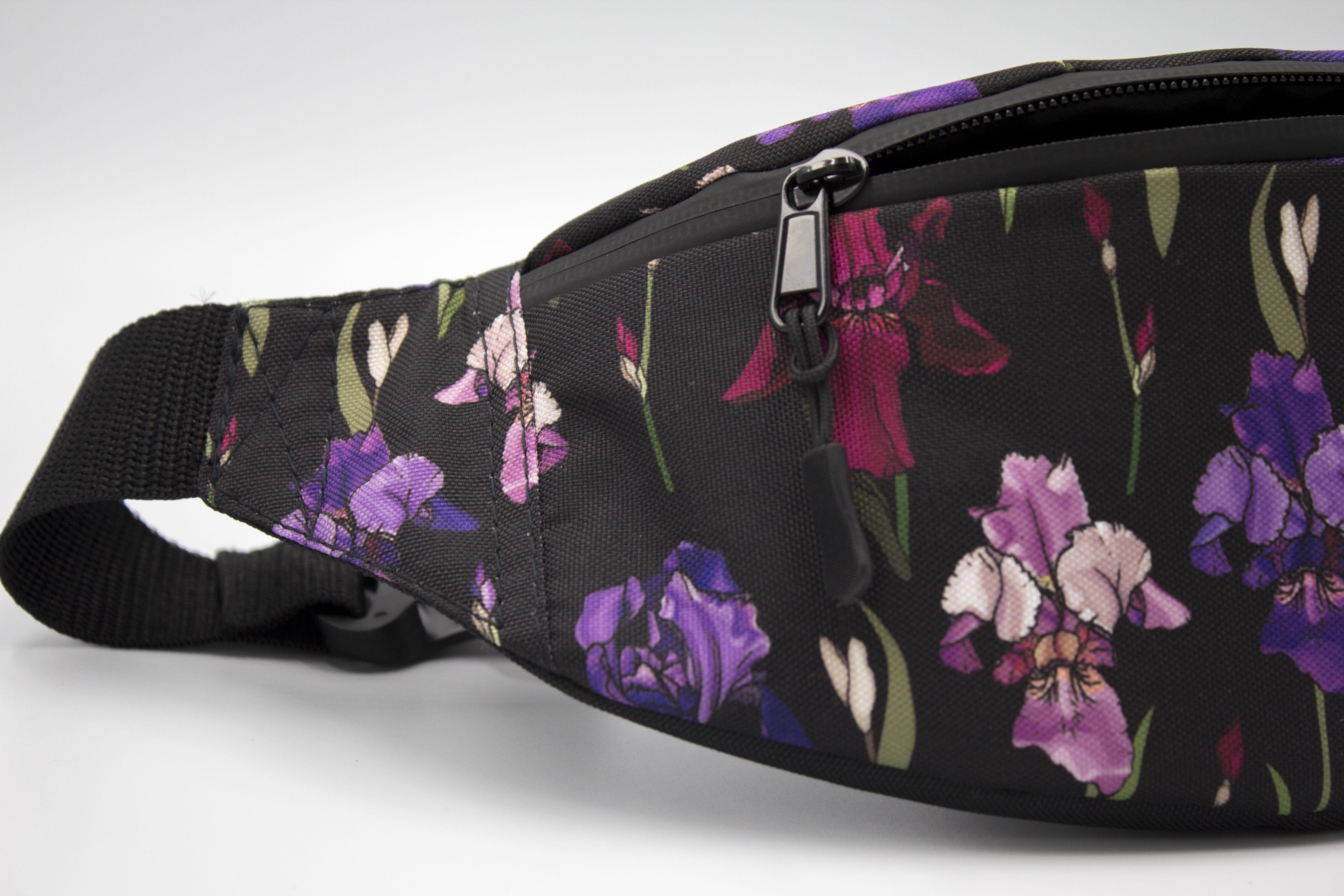 Сумка бананка Іриси Чорний (BK-011) - фото 10 Сумка бананка Іриси Чорний (BK-011) - фото 10