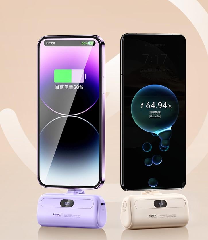 Повербанк Remax RPP-633 5000 Lightning Plug Emergency White (26771812) - фото 3 Повербанк Remax RPP-633 5000 Lightning Plug Emergency White (26771812) - фото 3