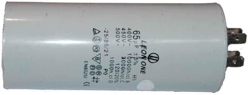Рабочий конденсатор Leon One 65 мкф 450V/D50/H120 (кон067)