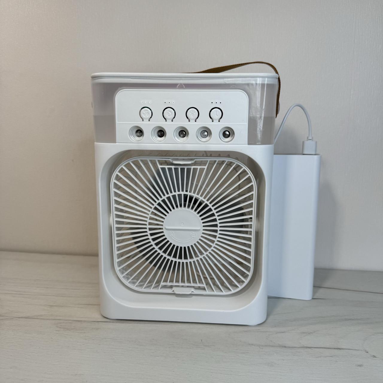 Вентилятор зволожувач повітря 3в1 Білий - фото 6 Вентилятор зволожувач повітря 3в1 Білий - фото 6