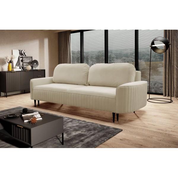 Диван раскладной Perfect Home Vena из натурального дерева/ДСП/ткани Velluto 2 Бежевый (49721) - фото 7 Диван раскладной Perfect Home Vena из натурального дерева/ДСП/ткани Velluto 2 Бежевый (49721) - фото 7