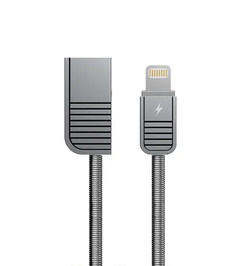 Кабель Remax RC-088i USB Lightning Linyo 1 м Серебреный (6954851275312)