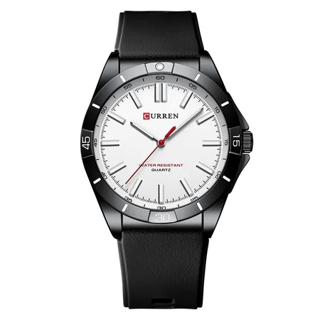Наручний годинник Curren 8449 Black-White (2024)
