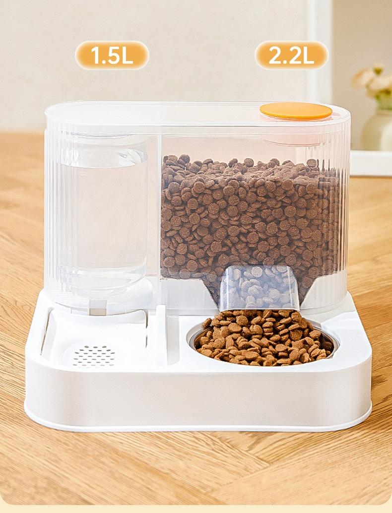 Поилка-кормушка для кошек и собак с фонтаном автоматическая - фото 3