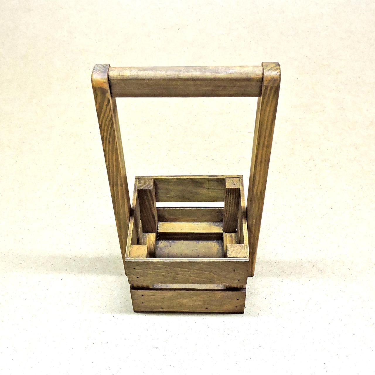 Корзинка подарочная из дерева Шервуд 12х12 см Капучино (ПДК-0021109) - фото 6 Корзинка подарочная из дерева Шервуд 12х12 см Капучино (ПДК-0021109) - фото 6