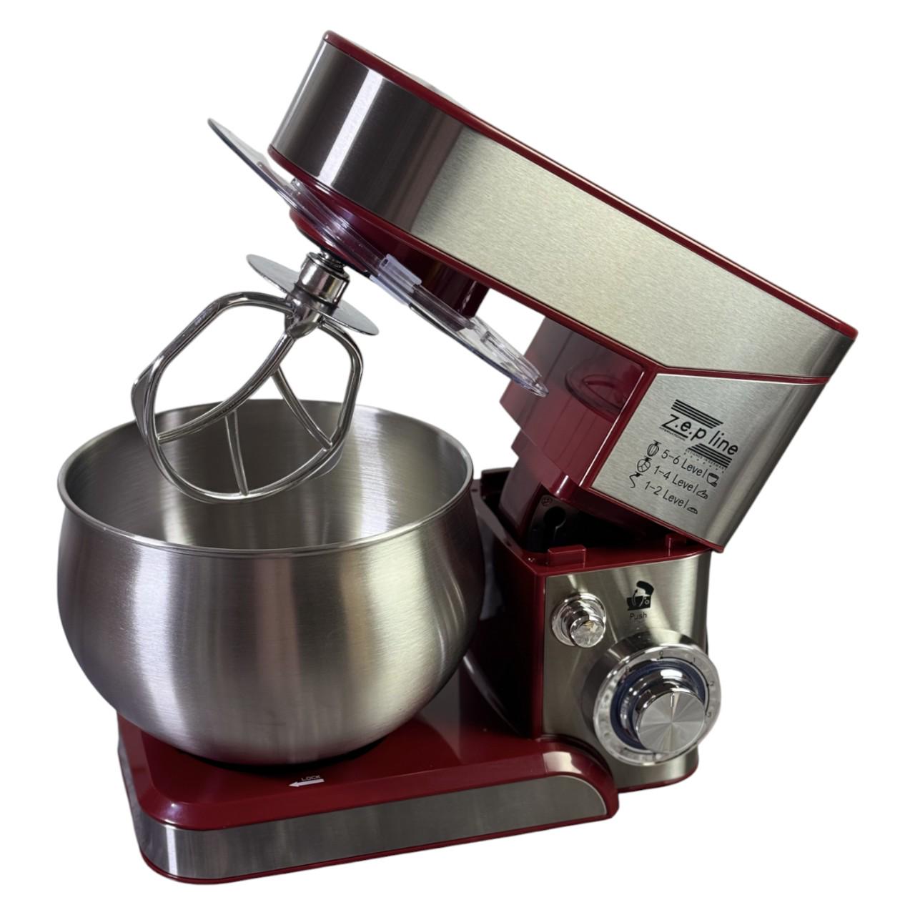 Тістоміс стаціонарний Zepline ZP-105 з комплектом насадок та захисною кришкою 3500 Вт 6 л (є193) - фото 4 Тістоміс стаціонарний Zepline ZP-105 з комплектом насадок та захисною кришкою 3500 Вт 6 л (є193) - фото 4