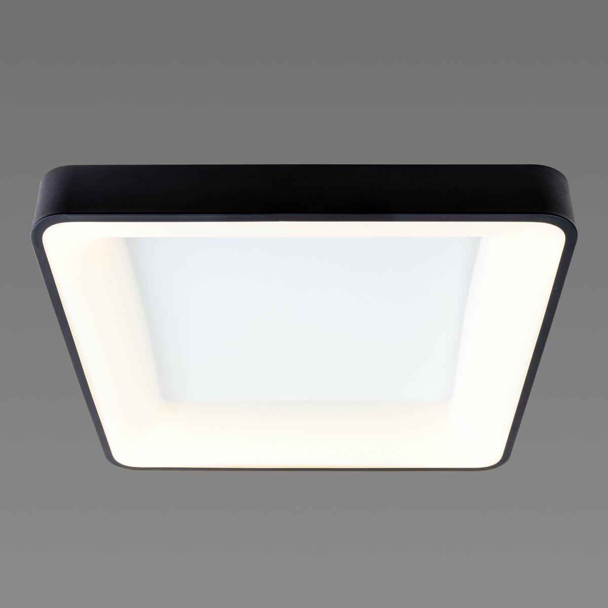 Люстра светодиодная Sirius квадратная 80W 3000-6500К Черный (GLD-23413 BK 80W)