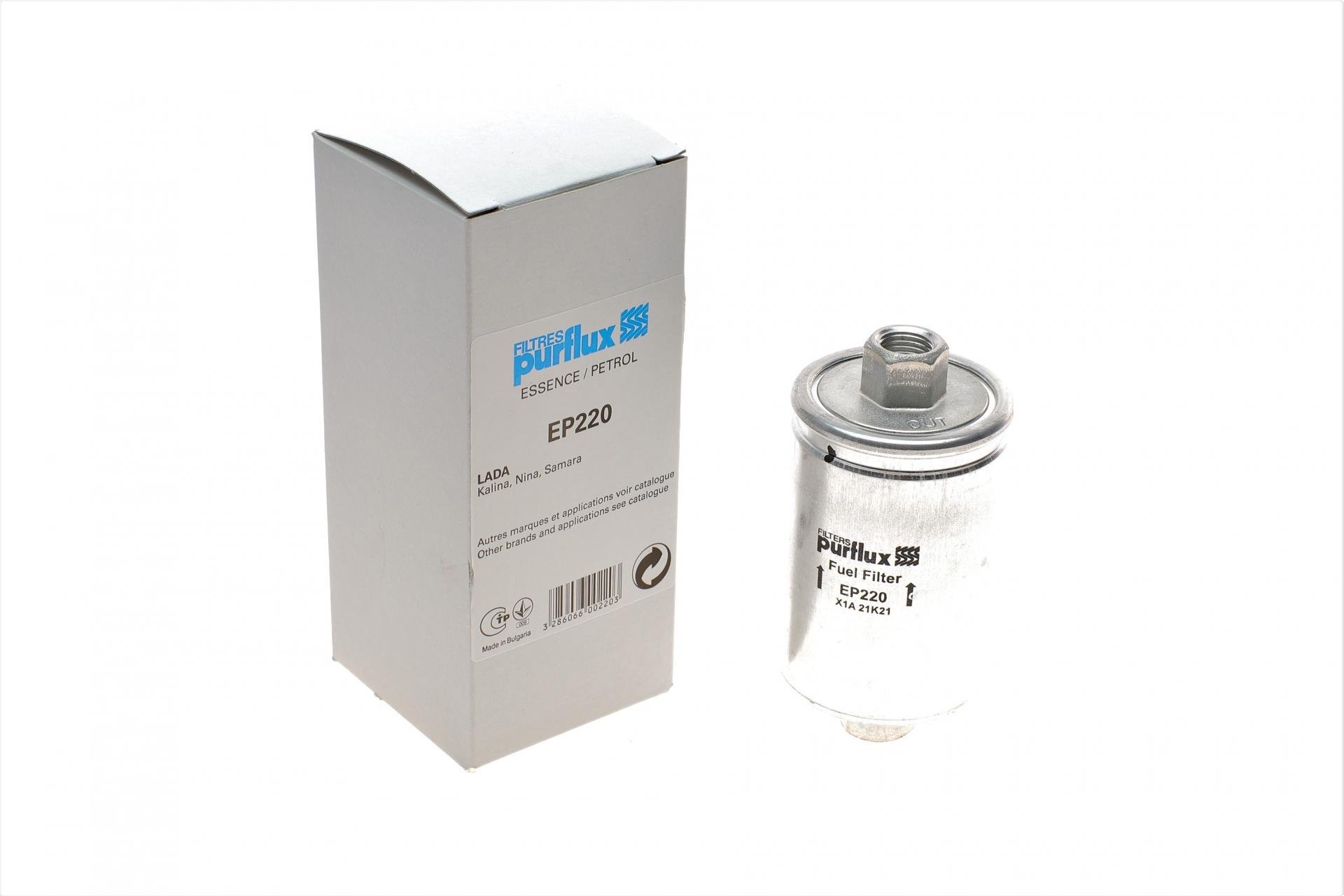 Фильтр топливный PURFLUX для Lada 2110-2112/Kalina/Samara 1,3-1,7 95- (EP220)