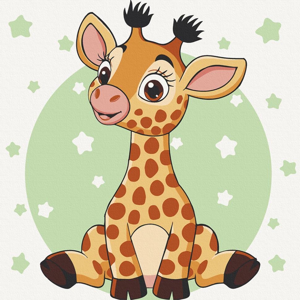 Картина по номерам ART CRAFT Жирафик 30x30 см Разноцветный (PM-194-K-1468)