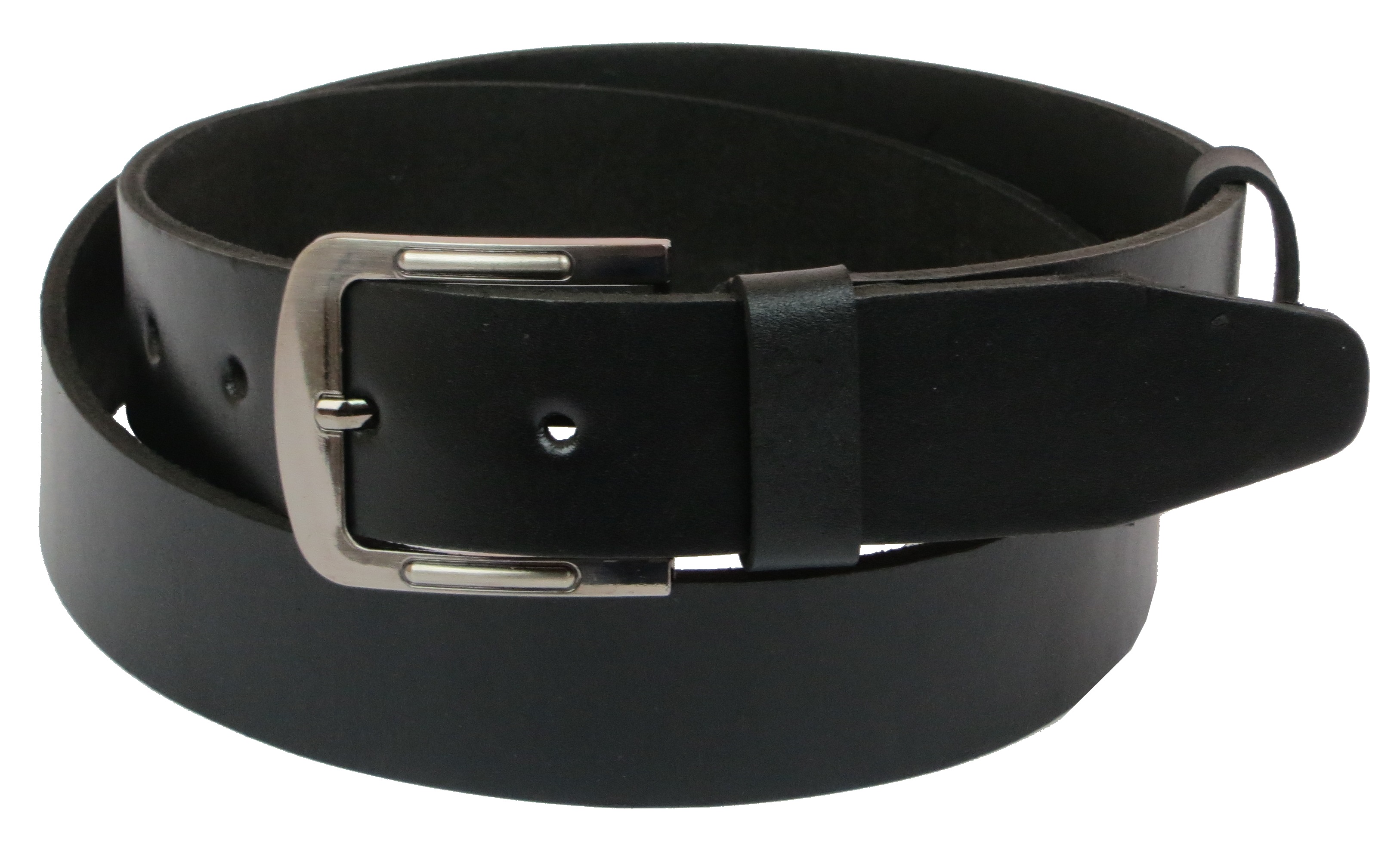 Ремень мужской Skipper кожаный Черный (1095-38)